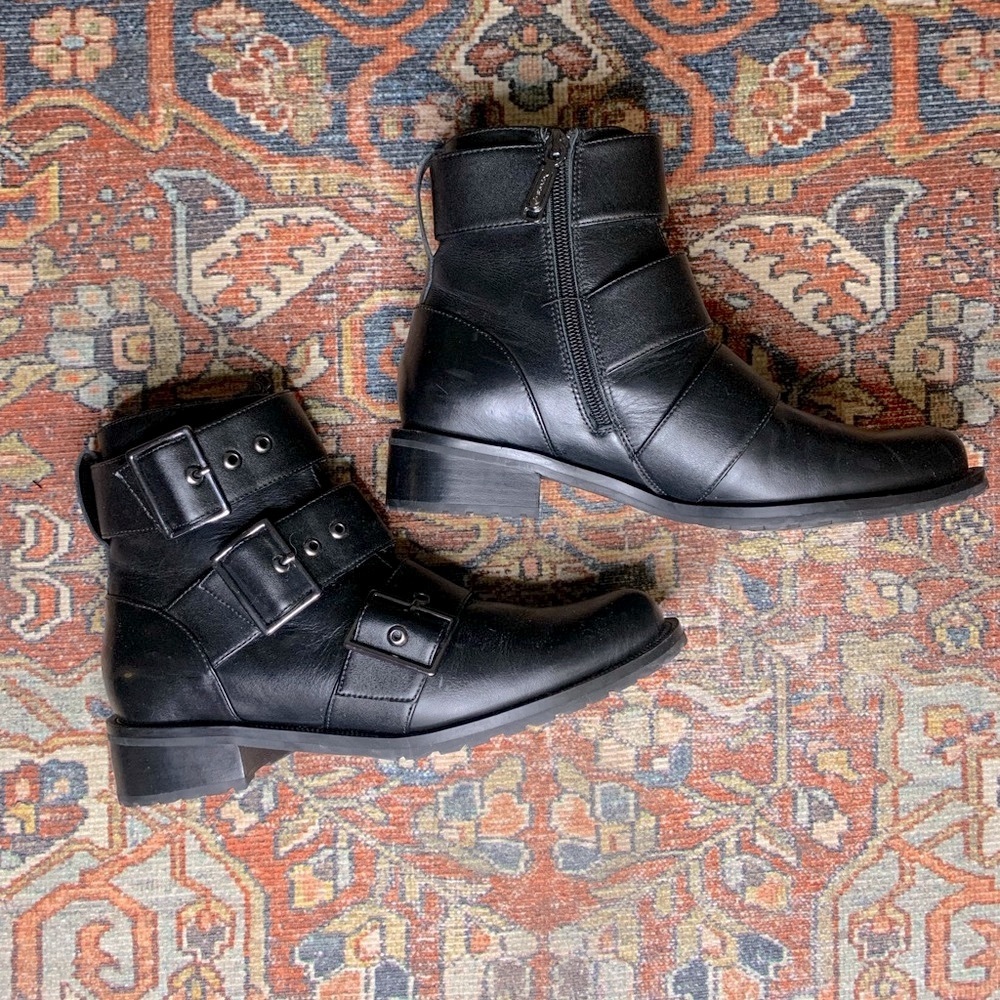Blondo Black Combat Boots